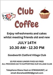 Club Coffee in July